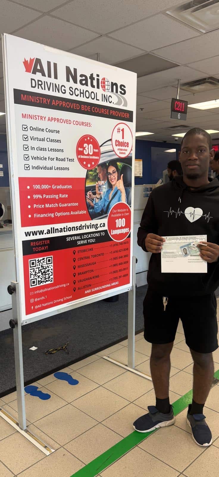 Highway driving lessons with certified instructor